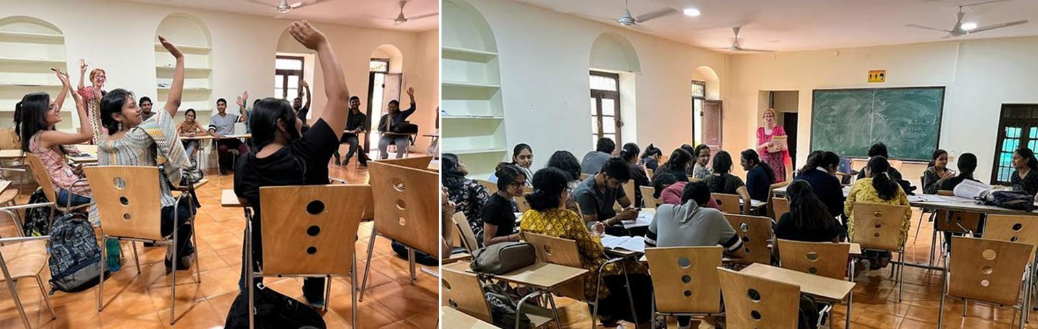 creative Writing class at Fergusson College
