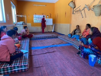 SHG Management training in Kanatal run by Himmotthan Society, the local NGO that assists SHGs